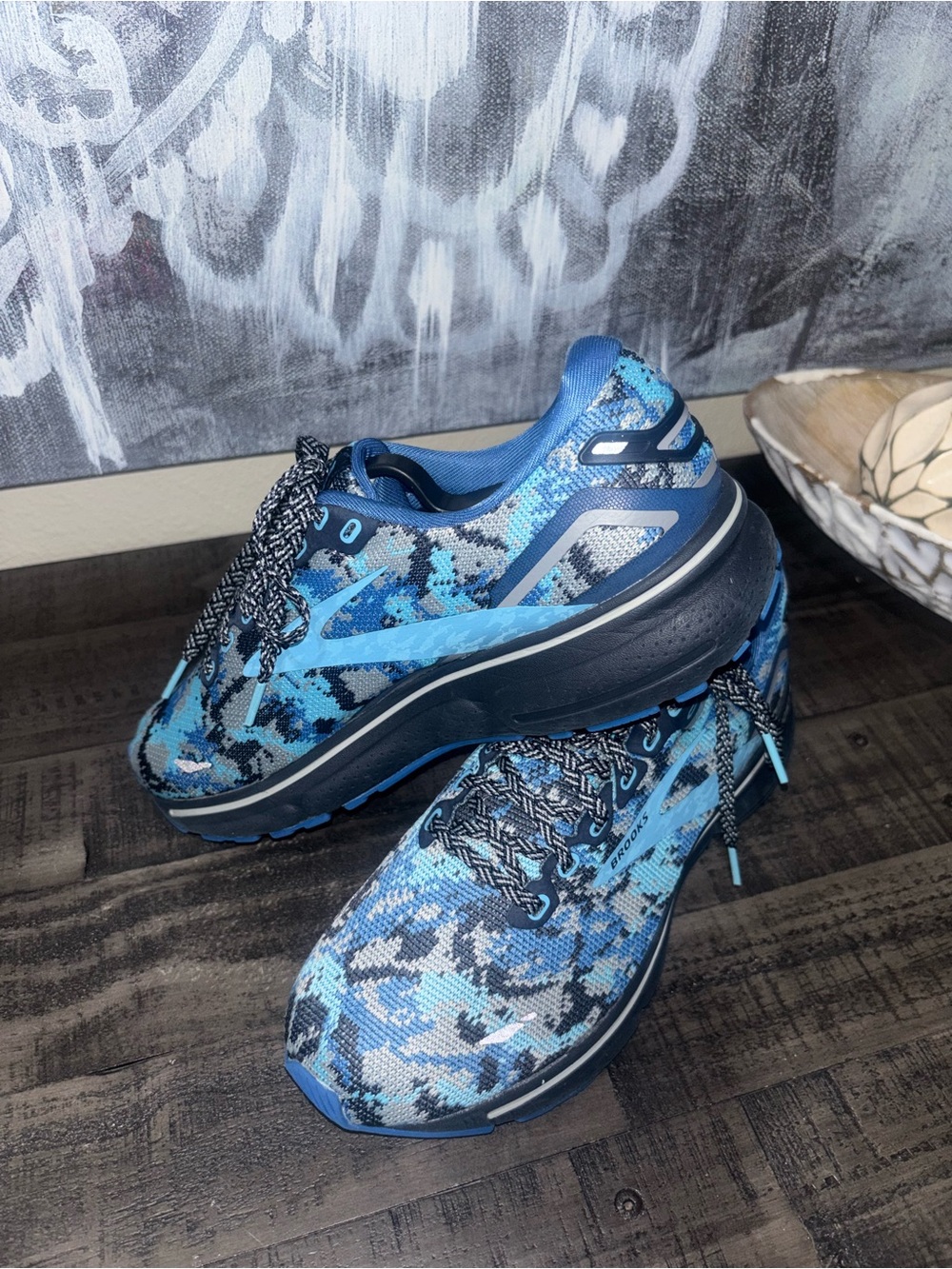 Brooks Ghost 15 Star/Eclipse/Grotto limited edition color pattern Womens SZ 8.5 - Picture 9 of 12
